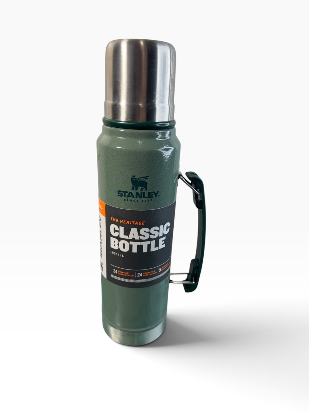 Stanley Classic Vacuum Bottle 1L Hammertone Green NEW